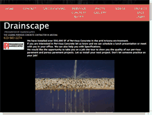 Tablet Screenshot of drainscape.com